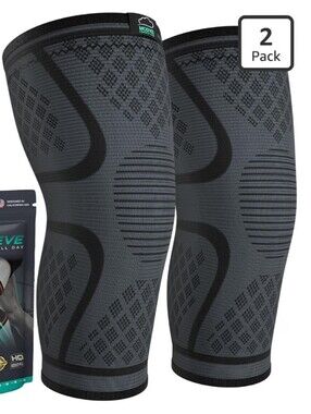 NEW Knee Brace Support - Black Knee Compression Sleeve S